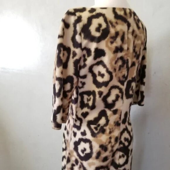 Yoana Baraschi Anthropology leopard dress women's size 4 (I20) - Picture 8 of 8